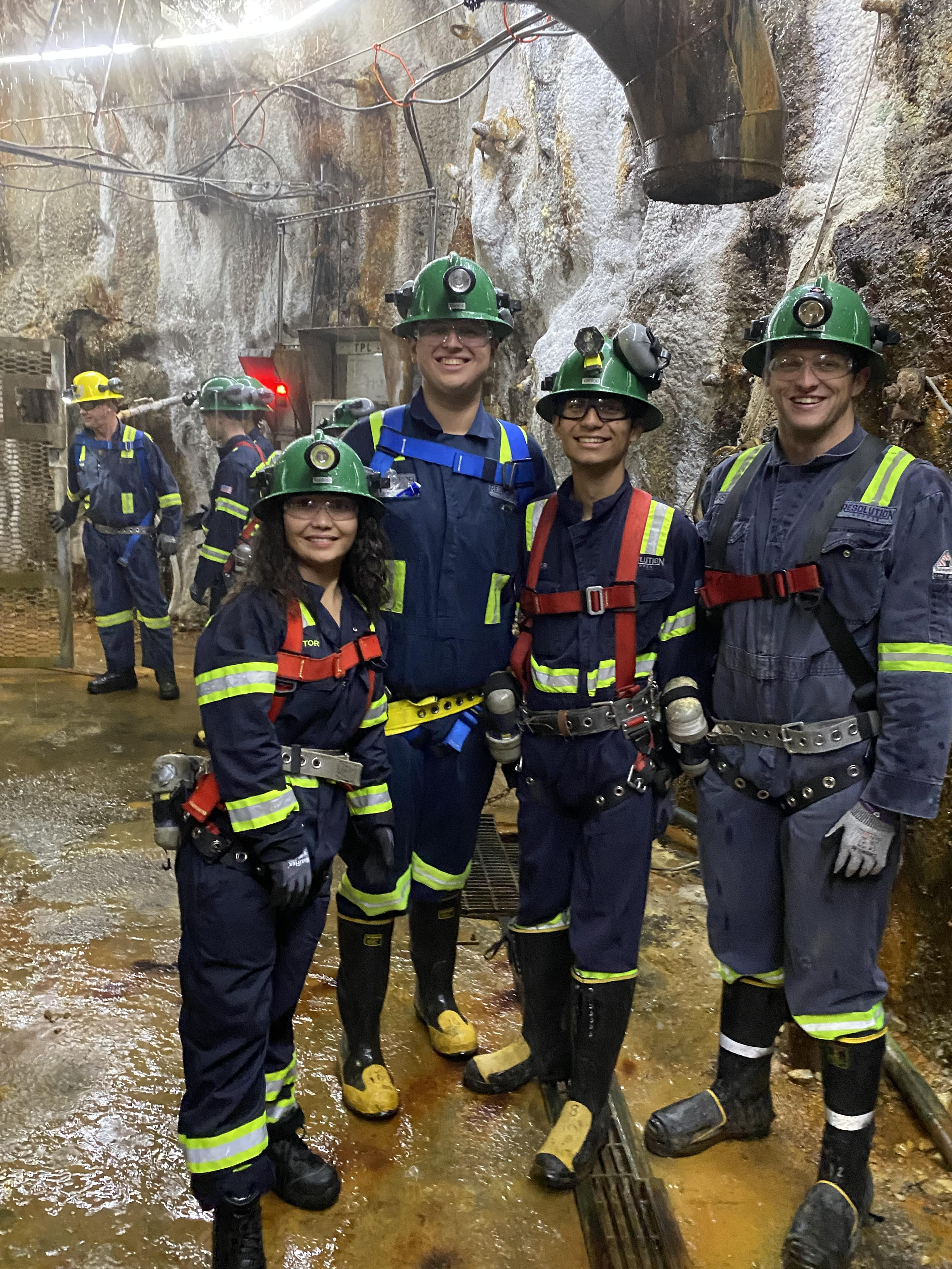 Underground mine tour